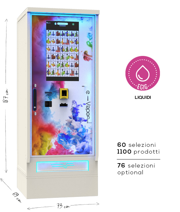 DISTRIBUTORE SIGARETTE ELETTRONICHE USA E GETTA